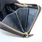 PRADA Vitello Move Leather Round Zippy Wallet Black 1ML506 Used - 图片 23