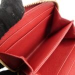 PRADA Triangle Logo Round Zippy Coin Case Red 1MO268 Used - 图片 20