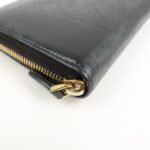 PRADA Vitello Move Leather Round Zippy Wallet Black 1ML506 Used - 图片 6