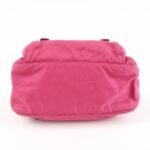 PRADA Nylon Saffiano Leather Flap Messenger Shoulder Bag Pink BT0697 Used - 图片 5