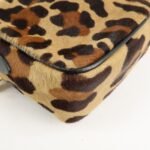 MIU MIU Unborn Calf Leather Shoulder Bag Beige Brown Used - 图片 11