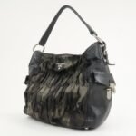PRADA Logo Nylon Leather Gathered 2Way Shoulder Hand Bag BN4586 - 图片 3