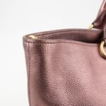 PRADA Leather 2Way Tote Bag Shoulder Bag Metallic Pink BN1713 Used - 图片 16