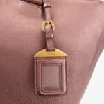 PRADA Leather 2Way Tote Bag Shoulder Bag Metallic Pink BN1713 Used - 图片 19