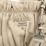 PRADA Leather 2WAY Bag Hand Bag Shoulder Bag Ivory BN1789 - 图片 19