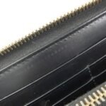 PRADA Logo Saffiano Vernis Leather Round Zipper Long Wallet 1ML506 Used - 图片 18