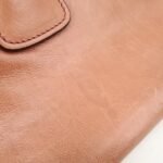 PRADA Triangle Logo Leather 2Way Tote Bag Hand Bag Pink B2625M - 图片 6