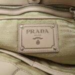 PRADA Leather 2WAY Bag Hand Bag Shoulder Bag Ivory BN1789 - 图片 24