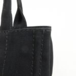 PRADA Canapa Mini Canvas 2Way Bag Hand Bag Shoulder Bag Black 1BG439 Used - 图片 17