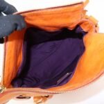 MIU MIU Leather 2Way Bag Hand Bag Shoulder Bag Orange RT0438 - 图片 22