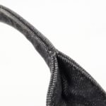 PRADA Canapa Mini Canvas Studs 2Way Shoulder Bag Hand Bag Black B2439G Used - 图片 7