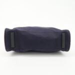 PRADA Triangle Logo Leather Nylon Hand Bag Purple B8495 - 图片 5