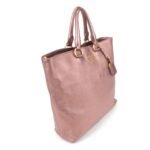PRADA Leather 2Way Tote Bag Shoulder Bag Metallic Pink BN1713 Used - 图片 4