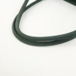 PRADA Triangle Logo Nylon Leather Tote Bag Green - 图片 8
