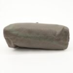 PRADA Set of 2 Leather Nylon Pouch Cosmetic Pouch Gray Khaki Used - 图片 4