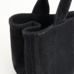 PRADA Canapa Mini Canvas 2Way Hand Bag Tote Bag Black 1BG439 Used - 图片 17