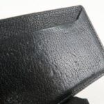 MIU MIU Leather Ribbon Card Case Black Gold Hardware 5MC208 Used - 图片 12