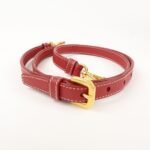 PRADA Triangle Logo Nylon Leather 2Way Shoulder Bag Hand Bag Red Used - 图片 10