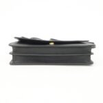 PRADA Saffiano Leather Shoulder Wallet Shoulder Bag Black BT1019 - 图片 5