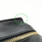 PRADA Leather 2Way Bag Hand Bag Black Gold Hardware Used - 图片 17