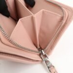 MIU MIU Matelasse Leather Tri-fold Wallet Pink Used - 图片 21
