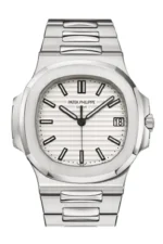 Patek Philippe Nautilus Gold White Dial Mens Watch 5711/1A-011 - 图片 2