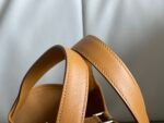 .Cargo picotin basket 18cm canvas and swift leather sesame color silver buckle - 图片 7