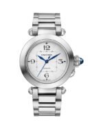 PASHA DE CARTIER, 35 MM, AUTOMATIC MOVEMENT, STEEL, INTERCHANGEABLE METAL AND LEATHER STRAPS - 图片 2