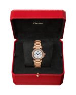 PASHA DE CARTIER, 30MM, QUARTZ, ROSE GOLD, DIAMONDS, INTERCHANGEABLE METAL AND LEATHER STRAP - 图片 3