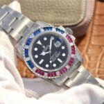 Rolex SUBMARINER SILVER BLUE / RED DIAMOND 40MM - 图片 8