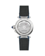 PASHA DE CARTIER, 35 MM, AUTOMATIC MOVEMENT, STEEL, 2 INTERCHANGEABLE LEATHER STRAPS - 图片 3