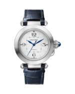 PASHA DE CARTIER, 35 MM, AUTOMATIC MOVEMENT, STEEL, INTERCHANGEABLE METAL AND LEATHER STRAPS - 图片 5