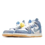 Carpet Company x Nike SB Dunk High SB Sneakers White & Blue - 图片 2