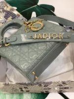 ABCDior Calf Patent Leather Rattan Tote Size: 20 x 16.5 x 8cm - 图片 2
