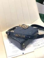 ABCDior Calf Patent Leather Rattan Lattice Tote Size 20 x 16.5 x 8cm - 图片 2