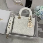 Embroidered monogrammed shoulder strap