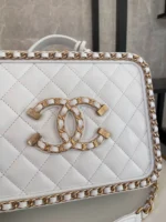 Chane Vanity case Vintage Cosmetic Bag Model: 93343 Size: 21cm - 图片 3