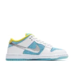 FTC Skateboarding x Nike SB Dunk Low Pro QSLAGOON PULSE Diamond Silver Ice Blue - 图片 6