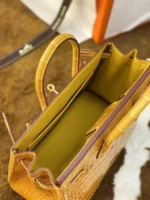 Crocodile Leather Bag Size: 25cm - 图片 5