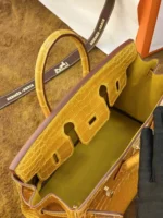 Crocodile Leather Bag Size: 25cm - 图片 6