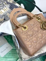 ABCDior Calf Patent Leather Rattan Tote Size: 20 x 16.5 x 8cm - 图片 6