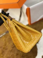 Crocodile Leather Bag Size: 25cm - 图片 8