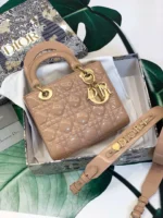 ABCDior Calf Patent Leather Rattan Tote Size: 20 x 16.5 x 8cm