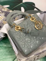 ABCDior Calf Patent Leather Rattan Tote Size: 20 x 16.5 x 8cm - 图片 7