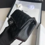 Black Lambskin Gold Buckle - 图片 8