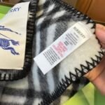 Check Wool Scarf black - 图片 7