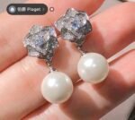Pearl stud earrings - 图片 2