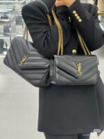 LOULOU in MATELASSÉ lambskin black - 图片 2