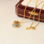 Trinity pendant, cushion-shaped, half-paved - 图片 6