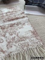 Toile de Jouy Sauvage Scarf pink - 图片 3